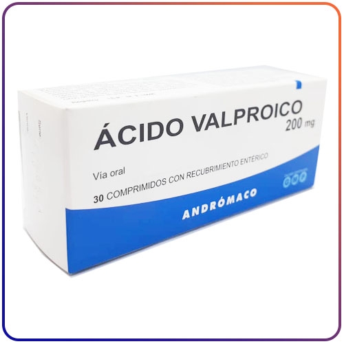 ACIDO VALPROICO 200 MG X 30 COMP RECUBIERTO